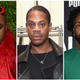Christopher John Rogers attends the CFDA/Vogue Fashion Fund 2019 Awards on November 04, 2019; Telfar Clemens poses backstage for Telfar during New York Fashion Week on February 9, 2018; Kerby Jean-Raymond attends 2020 Roc Nation THE BRUNCH on January 25, 2020.